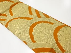 アンティーク 花青海波模様織出し袋帯(材料)